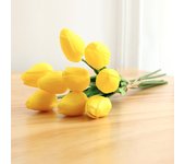 Artificial Tulip Flowers False Fake Bouquet Real Touch Home Wedding Party Decor Gift for friend Good Mood