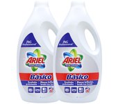 Ariel Detergente Liquido Formula Profesional Básico 2 x 60 Lavados Pack Ahorro de 2 unidades x 3 Litros (Total 6 Litros)