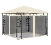 Cenador con mosquitero 3x3x2,73 M Crema 180g/m²