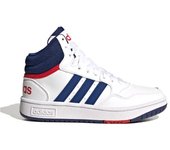 Adidas - Hoops 3,0 Mid Negro/Azul GZ9647