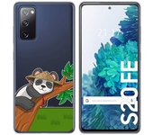 Tumundosmartphone Funda Gel Transparente para Samsung Galaxy S20 FE diseño Panda Dibujos