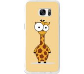 Tumundosmartphone Funda Gel Tpu para Samsung Galaxy S7 Edge Diseño Jirafa Dibujos