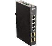 Switch Gestionable D-Link DIS-100G-6S 6 Puertos/ RJ-45 Gigabit 10/100/1000/ SFP