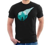 Final Fantasy VII Midgar Meteor Silhouette Men's T-Shirt