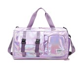 Bolsa de Hombro para Gimnasio Fitness Impermeable Equipo de Deportes al Aire Libre para Natación Yoga Bolsa Crucada Grande con Bolsillos para Zapatos