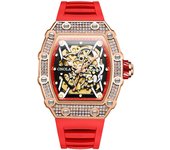 New 2022 Diamond Watch Men Brand ONOLA Luxury Automatic Mechanic Fashion Watches Man Waterpoor Montres Pour Hommes Clock