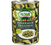 Alsur espárragos verdes trigueros lata 210 g neto escurrido