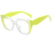 Designer Leopard Print Stitching Colors Anti-blue Light Glasses For Women Cat Eye Computer Blue Ray Blocking Eyeglasses