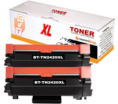 Cartuchos de Toner Genéricos Brother TN2420 / TN2410 de Alta Calidad - Pack 2