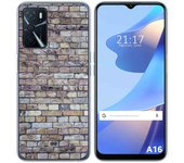 Funda Silicona para Oppo A16 / A16s diseño Ladrillo 02 Dibujos