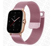 20mm/22mm band For Amazfit GTS 4/3/2/2e/GTS2 Mini/GTR3/3 Pro GTR 4 3 47mm/2/2e Magnetic Metal Watch Bracelet Amazfit bip strap