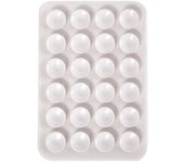 Double Side Silicone Suction Pad For Mobile Phone Fixture Suction Cup Backed 3M Adhesive Silicone Rubber Sucker Pad For Fixing