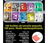 Medium Mini Auto Car Fuses 2A/3A/5A/7.5A/10A/15A/20A/25A/30A/35A Amp With Storage Case Assortment Blade Fuse Set Kit