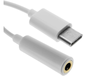Cable adaptador auriculares USB 2.0 tipo C macho a minijack 3.5mm hembra 12cm - BeMatik