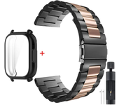 Case+ Metal Strap For Redmi Watch 5 Active TPU Soft Case For Xiaomi Redmi Watch 5 Lite Men Stainless Steel Watchband Correa