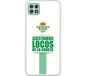 Funda original compatible con Samsung Galaxy A22 5G - Real Betis Balompié Estamos locos