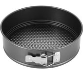 DESEOS Molde tarta desmontable redondo | Molde para repostería, tartas, bizcochos | Antiadherente | Acero carbono | Apto para horno | Fácil de limpiar