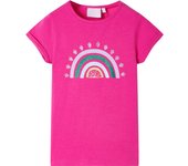 Camiseta Infantil dark pink 104