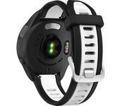 Quick Release 20mm Two-Tone Sports Silicone Band For Garmin Forerunner 165 Music 245 645 55/Venu 2 Plus/Vivoactive 5 Watch Strap