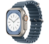 Silicone Watch band for Apple Watch strap 45mm 40mm Ultra2 49mm 44mm 41mm 38mm 42mm Ocean sport bracelet series 9 8 7 6 5 4 3 SE