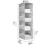 Organizador De Ropa Colgante Lavable Multi-capas Para Sótano Calcetines Y Bragas Bolsa De Almacenamiento De Armario No Tejida
