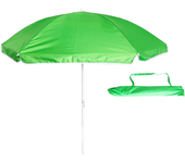 Sombrilla playa antiviento 180 o 200 cm, Max Air, marinera, forma octogonal, protección UV50 y revestimiento plateado, 8 varillas fibra de vidrio, mástil inclinable Ø28/32 mm, incluye funda con asa, con ventilación superior.pincho color se envía al azar.