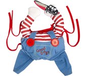Funny Halloween Dog Costume For Small Medium Dogs Cats Adjustable Puppy Cosplay Party French Bulldog Chihuahua Pet Clothing