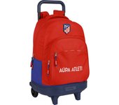 SAFTA - ATCO. DE MADRID Mochila con Carro Incorporado Diseño Único y Licencia Oficial - Mochila hombreras y espalda acolchada - Mochila Extraible se puede lavar - Mochila carro incorporado diseño único  - Mochila Espalda Ergonómica y Hombreras Acolchadas