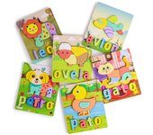 Pack de 6 a 36 unidades de puzzle 3D, rompecabezas, puzzle de madera, temática animales, Detalles para niños, Regalos para niños, Detalles para invitados, Detalles de cumpleaños, Puzzle de madera, Regalantes.com