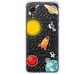 Tumundosmartphone Funda Silicona Antigolpes para Samsung Galaxy Xcover 7 5G diseño Espacio Dibujos