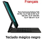 Smart Folio for Samsung Galaxy Tab S9 S8 S7 FE Plus 12.4 for Tab S9 FE+ S9+ S8+ S7+ 12.4" TouchPad Backlight Magic Keyboard Case