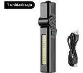 Multifunctional USB Rechargeable Flashlight with Magnet Powerful COB LED Work Light Waterproof Torch