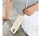 Steel lens protecting messenger rope mobile phone case suitable For iPhone 16 15 14 13 12 11 Pro XS XR protective cover