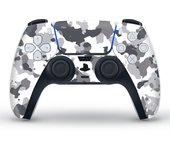 Data Frog Protective Cover Sticker Skin For PS5 Controller  For Playstation 5 Gamepad Camouflage Style Decal Handle Accessories
