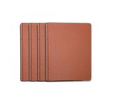 CARPETA ANILLAS REDONDAS CARTON GOFRADO FOLIO NATURAL 4-A-40 MM. Nº 12 CUERO REDONDA  MARIOLA 0184N