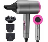 Professional Hair Dryer Strong Wind Hot Air Cold Air Ion Salon HairDryer 2000w Brush Negative Ion Blow Dryer with Diffuser