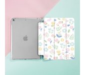 Flowers Case For iPad 9th/ 8th/ 7th Generation 10.2 inch Case,For MiNi 4/5/6 Cover,with Pencil Holder,Auto Wake/Sleep Cover