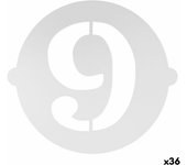 Plantilla para tartas Algon 25 cm Número 9 (36 Unidades)