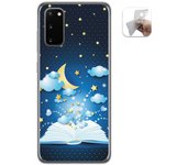 Tumundosmartphone Funda Gel Tpu para Samsung Galaxy A41 diseño Libro Cuentos Dibujos