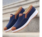Zapatos de tela transpirables de verano, zapatos casuales, zapatos de tela antiguos de Beijing, zapatos de lona cómodos y antideslizantes, zapatos de trabajo para hombres