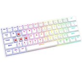 TECLADO MECÁNICO SAVIO WHITEOUT X2 OUTEMU ROJO, HOT SWAP