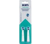 Kin Recambio 2U Cepillo Eléctrico Limpieza Total