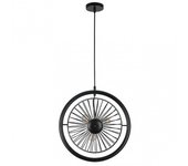 Lámpara Colgante FABRILAMP Ganga 3xe27 Negro Regx39x39 Cm - Diseño Moderno