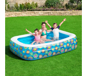 LILI HOME Piscina Inflable Rectangular 305x183x56 cm Y más medidas para elegir. Ofrece espacio más que suficiente para que toda la familia se refresque y se divierta durante los días calurosos. Las paredes laterales extragruesas ofrecen mayor resistencia