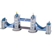 DAM. Puzle 3D de cartón del Puente de la Torre situado en Londres. 33 piezas. 30x7x10cm.