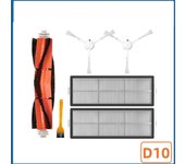 Accessories Dreame Bot D10 Plus RLS3D Robot Vacuum Cleaner Hepa Filter Mop Main Side Brush Dust Bag Replacement Parts