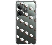 Tumundosmartphone Funda Silicona Antigolpes para Realme GT 6 / GT 6T 5G diseño Cocos Dibujos