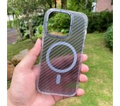 Luxury Magsafe Camera Protective Case Suitable for IPhone16 15 14 13 12 11Pro Max Plus Carbon Fiber Fall Airbag Protective Cover