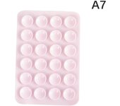 Double Side Silicone Suction Pad For Mobile Phone Fixture Suction Cup Backed Adhesive Silicone Rubber Sucker Pad For Fixing