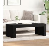 Mesa de Café vidaXL Negro Roble 102x50x35 cm Madera Elaborada
